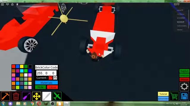 как построить гоночный кар в роблокс plane crazy