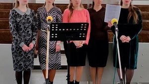 Ты прости Господь,не могу молиться как Давид я 7.04.2023 Церковь ЕХБ Пос.Высокий Пение Сестёр