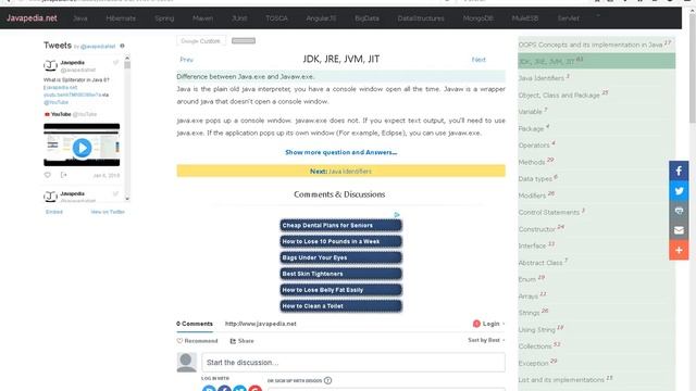 Difference between Java.exe and Javaw.exe.
| javapedia.net смотреть онлайн