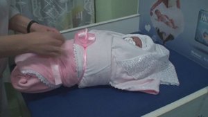 Выписка из роддома №4 г.Новосибирска малышки Настеньки.