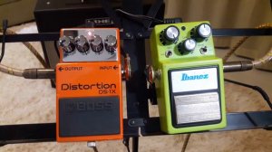 Pedal Boss DS1X VS Ibanez SD9M Sonic Distortion
