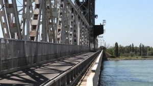 Мост Затока. Мост из Белгород-Днестровского района. Проход судна. Днестровский лиман.