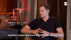 Bill Skarsgard scared the cast just by warming up for Pennywise Trim BILL SKARSGARD INTERVIEW