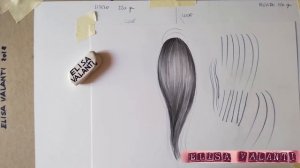 tutorial: come disegnare i capelli a matita. Disegnare capelli lisci, capelli mossi