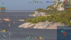Cruiser De Zeven Provinciën: Ranked battle hero on map Riposte - World of Warships