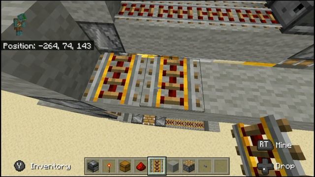 Rotating storage system tutorial // MCPE Minecraft Bedrock (Mobile, PC, Xbox, PS4) смотреть онлайн