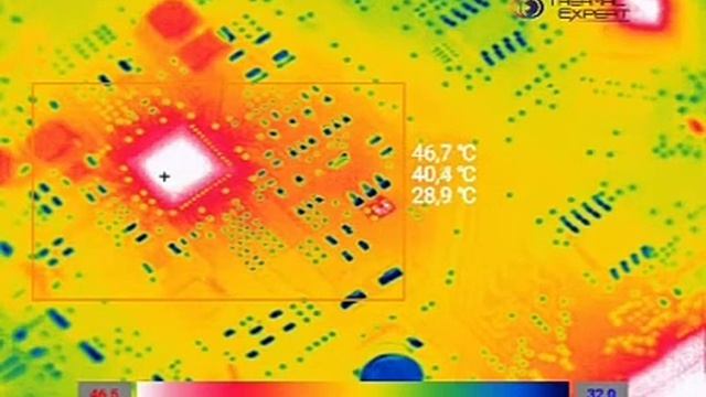 Нагрев электронных компонентов глазами тепловизора смотреть онлайн