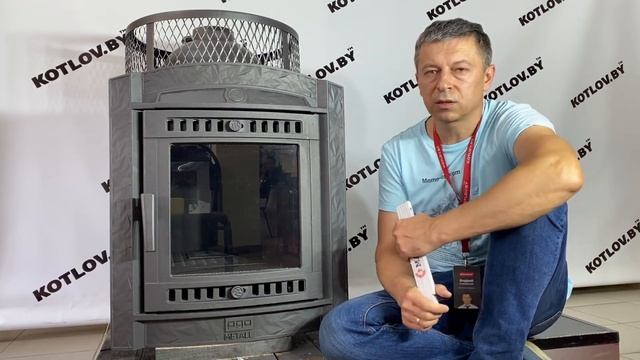 Банная печь ProMetall Атмосфера L сетка из нержавеющей стали