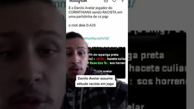 Danilo Avelar tem atitude racista em jogo