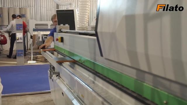 Автоматический кромкооблицовочный станок FILATO FL 5000US 2 | Презентация работы станка
