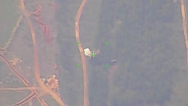 Уничтожение в районе села Тягинка на правом берегу Днепра гаубицы ВСУ (заявлена как М777)