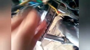 Снимаю передний поворотник на мопеде альфа ????