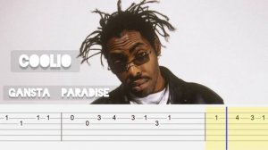Coolio - Gangsta Paradise || Easy Guitar Tabs || For Beginners