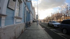 Прогулка по Москве, Сретенский и Рождественский бульвар, центр | Россия 4к.