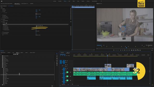 Трекинг эффектов и масок в Adobe Premiere