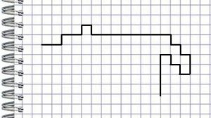 Волк. Графический диктант по клеточкам.