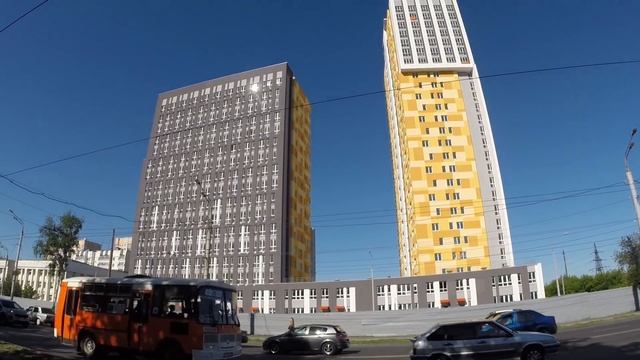 ЖК "Планетарий". Июнь 2019 года. Новостройки. Нижний Новгород, Сормовский район. смотреть онлайн