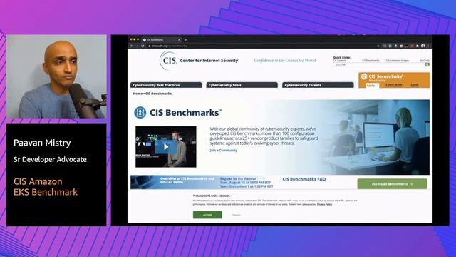 AWS Container Day - CIS Amazon EKS Benchmark смотреть онлайн