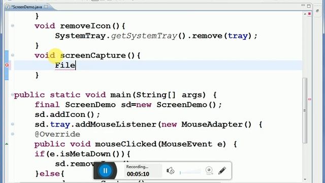 Screen Capture in Java Tutorial смотреть онлайн