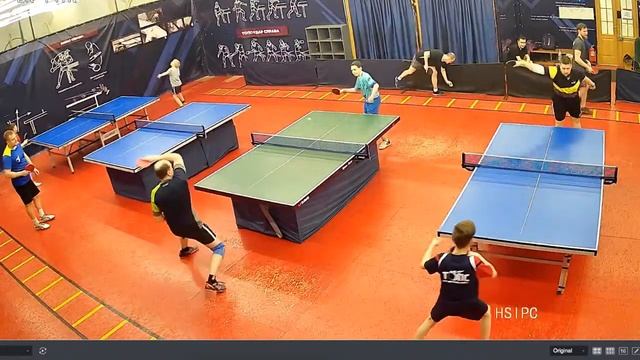 Субботний турнир по настольному теннису в клубе ТОПС Новоильинского района от 01.04.23 смотреть онлайн