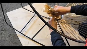 Плетение кресла качалки своими руками.