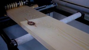 Линия для производства рамок для ульев. Калибровка досок на 4 х стороннем станке