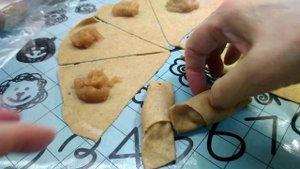 РОГАЛИКИ С ЦЕЛЬНОЗЕРНОВОЙ МУКОЙ, С ПОВИДЛОМ БЕЗ САХАРА! ПРОСТОЙ РЕЦЕПТ!!!