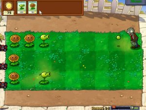 Plants vs Zombies / Adventure 1 Day 2 / Растения против Зомби/ Прохождение