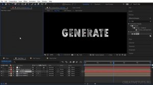 Футуристическая текстовая заставка в стиле техно и глитч в After Effects (Futuristic and Glitch)