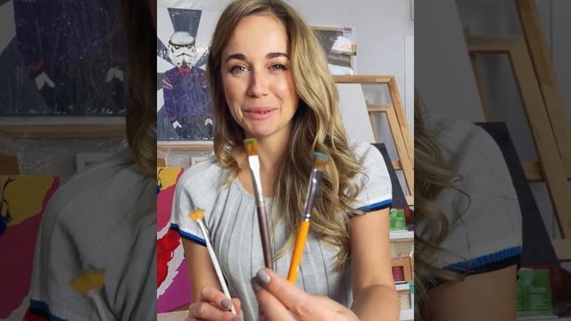 Растушевка в масляной живописи, выбор подходящей кисти