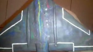 Самолёт из пластилина.