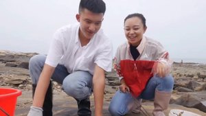 [Emglish sub】小章和大表侄赶海大PK,两人打成平局,大表侄却惨遭小章欺负,你们来评评理。【赶海小章】