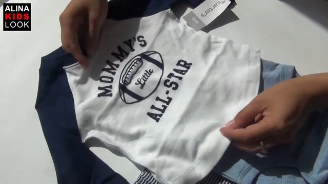 ♥ДЕТСКИЕ ПОКУПКИ для мальчика♥ Комплект Картерс Carters set baby boy 2016 Alina Kids Look смотреть онлайн