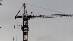 Монтаж башенного крана КБ-515.