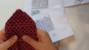 Как вязать жаккардовые варежки SELBU-роза сельбу. Мастер-класс