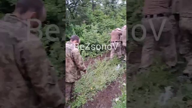 ????NATO軍の??ウ兵士第28旅団の第2大隊の第5中隊の兵士20人がゴルロフカ方面で捕虜になりました。#ウクライナ軍 #ゴルロフカ #捕虜 #サボテージ