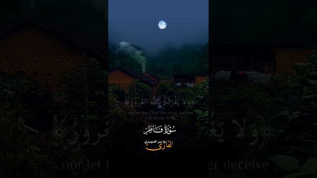 ياسر الدوسري سورة فاطر 🤍🎧 #ياسر_الدوسري #quran #islam #ramadan #راحة_نفسية #nature #المغرب #السعودي