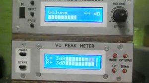 Аудиопроцессор + VU METЕR