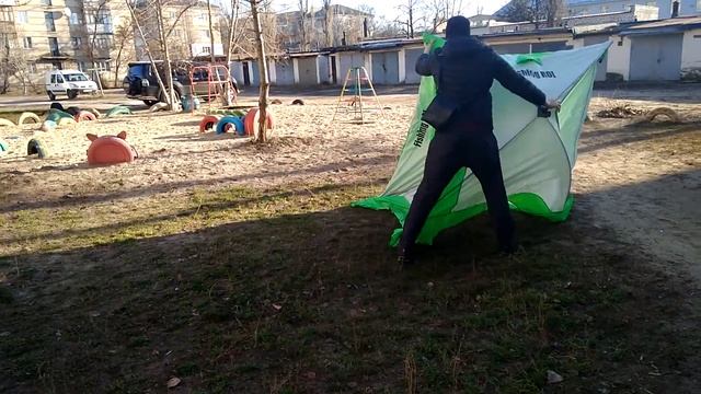 зимняя палатка Куб смотреть онлайн