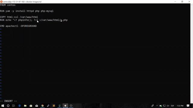32. Building an Image with HTTP + SSLTLS + PHP I ||#Docker, From Zero To Hero Become a DevOps Maste