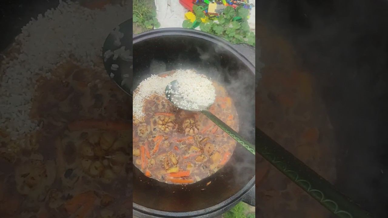 готовим плов в казане смотреть онлайн