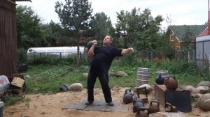 60 KG KETTLEBELL PRESS COMBO ЖИМОВОЕ КОМБО С ГИРЕЙ 60 КГ