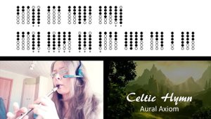 Celtic Hymn on Tin Whistle D + tabs tutorial
