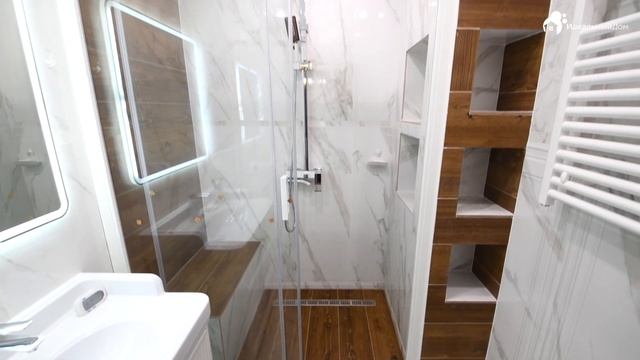 Делаем ванну своей мечты. Трап в строительном исполнении. 5 - Полочек, Скамейка. Идеальный Дом смотреть онлайн