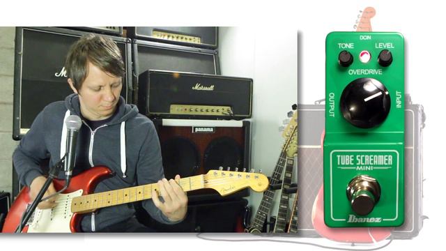 Ibanez Tube Screamer Mini демо на Русском смотреть онлайн