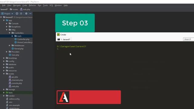 Laravel 7 auth scaffolding step by step | laravelarticle