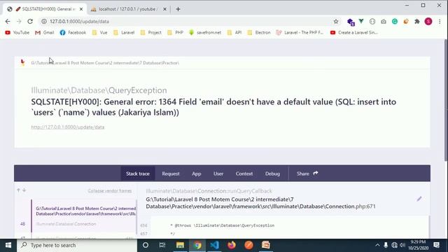Part 5 Laravel 8 data update using query builder in bangla intermediate 2 смотреть онлайн