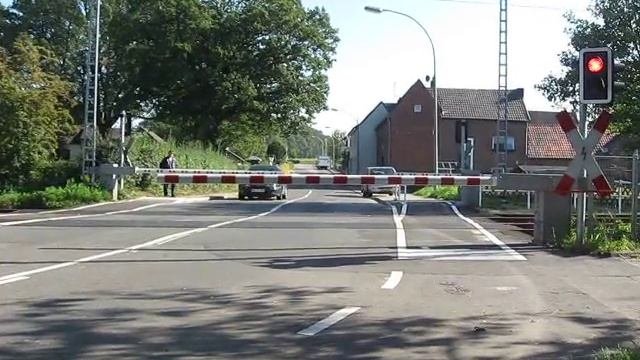 Bahnübergang Level Crossing Germany Zweibrüggen (spoorweg Overgang)