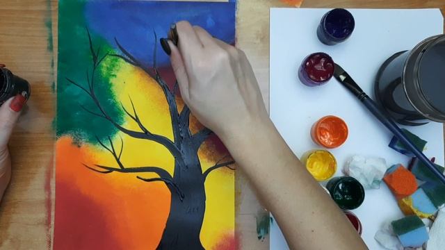 Сказочное Дерево | Рисование для начинающих