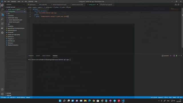 deploy .net api to kubernetes โดยใช้ gitlab kubernetes agent смотреть онлайн